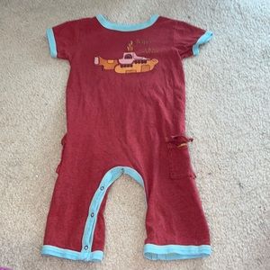 Rowdy sprout kids unisex yellow submarine Beatles romper